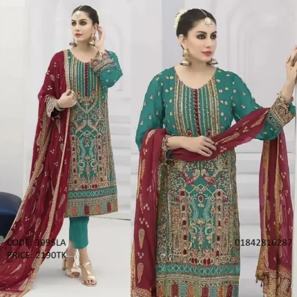 Long Length Embroidery Salwar Kameez