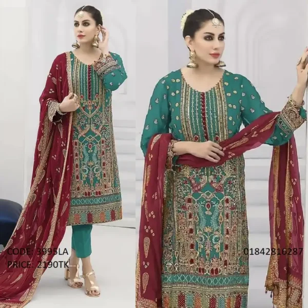 Long Length Embroidery Salwar Kameez