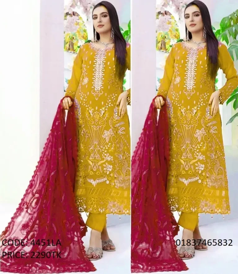 New Stylish Beautiful Embroidery Work Salwar Kameez