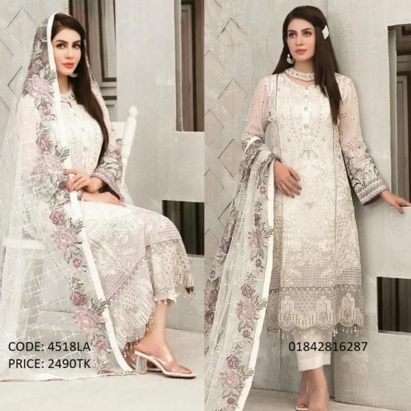 New Stylish Beautiful Embroidery Work Salwar Kameez