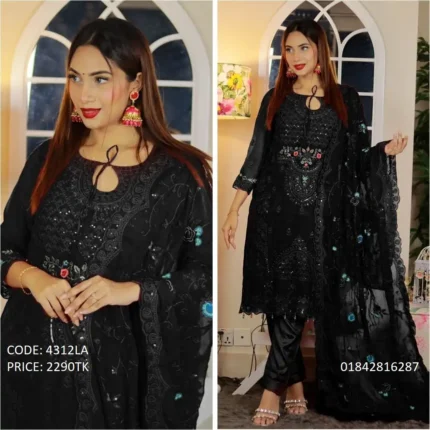 Latest Embroidery Work Salwar Kameez