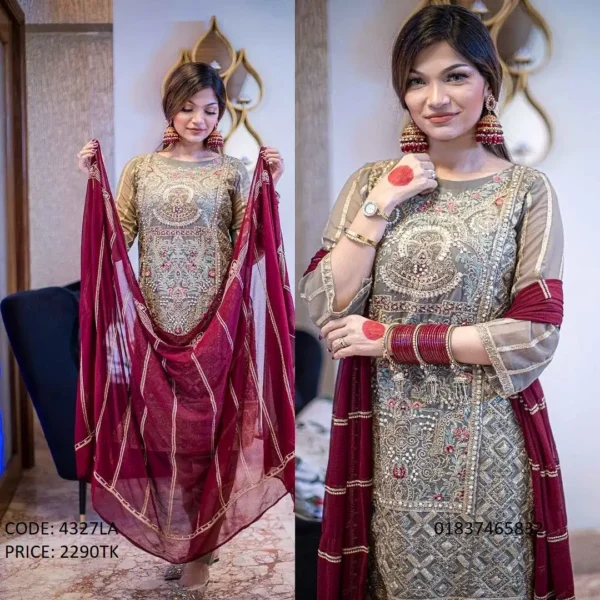 New Embroidery Work Salwar Kameez