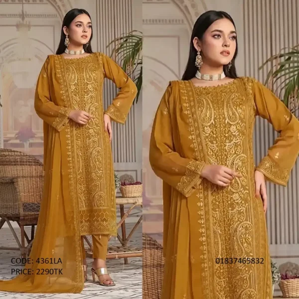 Beautiful Embroidery Work Salwar Kameez