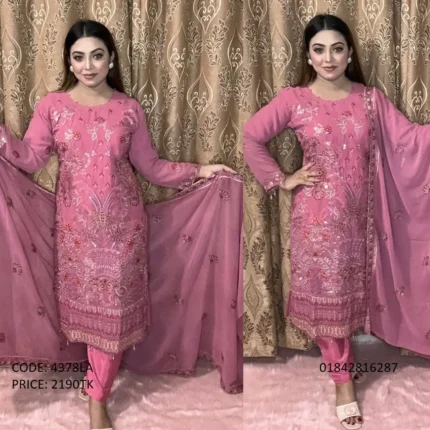 New Embroidery Work Dress