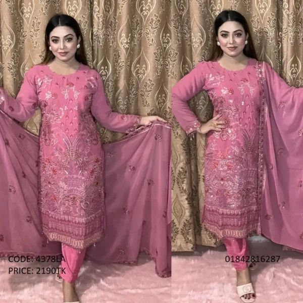 New Embroidery Work Dress