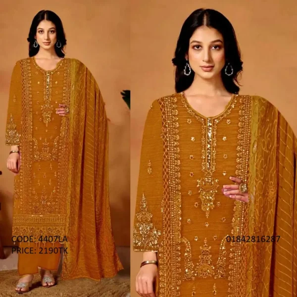 Latest Embroidery Work Salwar Kameez