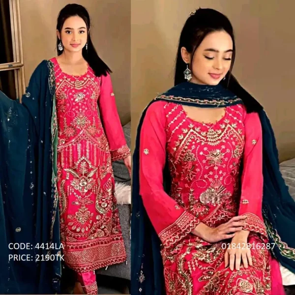Designer Embroidery Work Salwar Kameez