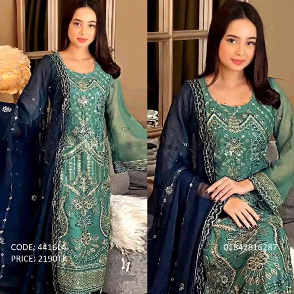 Designer Embroidery Work Dress