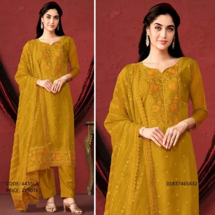 New Stylish Beautiful Embroidery Work Salwar Kameez