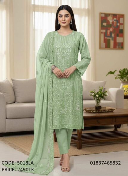 mint-green-embroidery-three-piece-salwar-kameez-code-5018la-for-women